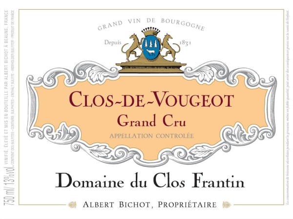Rượu vang đỏ Albert Bichot Clos de Vougeot Grand Cru Domaine du Clos Frantin 2017