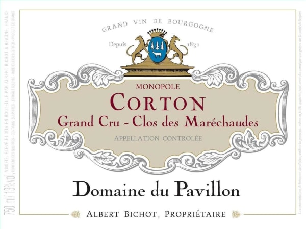 Rượu vang đỏ Albert Bichot Corton Clos Des Marechaudes Grand Cru Domaine du Pavillon 2019