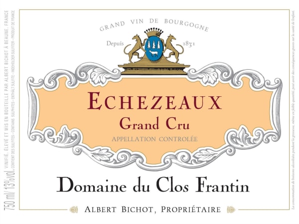 Rượu vang đỏ Albert Bichot Echezeaux Grand Cru Domaine du Clos Frantin 2016
