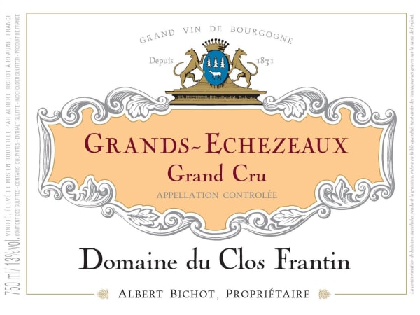 Rượu vang đỏ Albert Bichot Grands-Echezeaux Grand Cru Domaine du Clos Frantin 2019