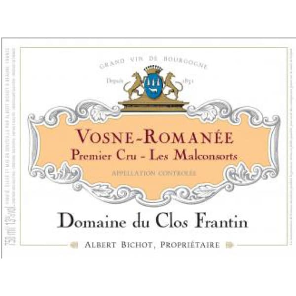 Rượu vang đỏ Albert Bichot Vosne-Romanee Malconsorts Premier Cru Domaine du Clos Frantin 2013