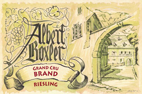 Rượu vang trằng Albert Boxler Riesling Grand Cru Brand 2021