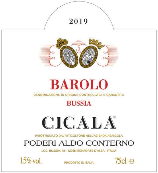Rượu vang đỏ Aldo Conterno Barolo Cicala 2019