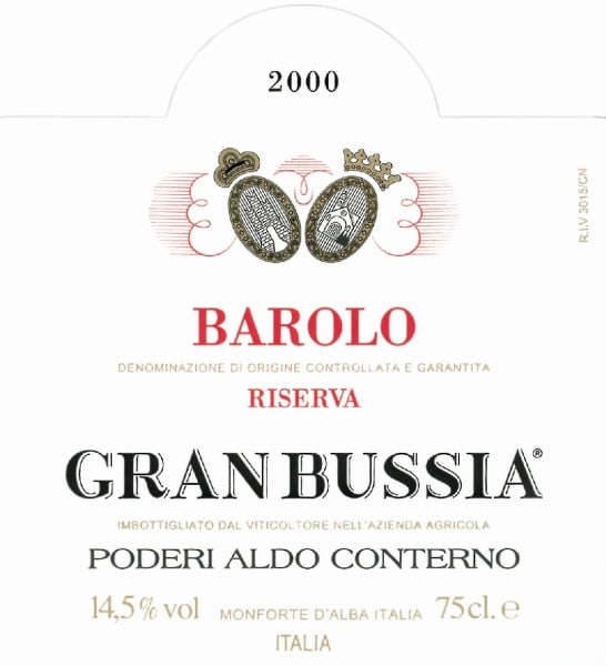 Rượu vang đỏ Aldo Conterno Barolo Granbussia Riserva 2000