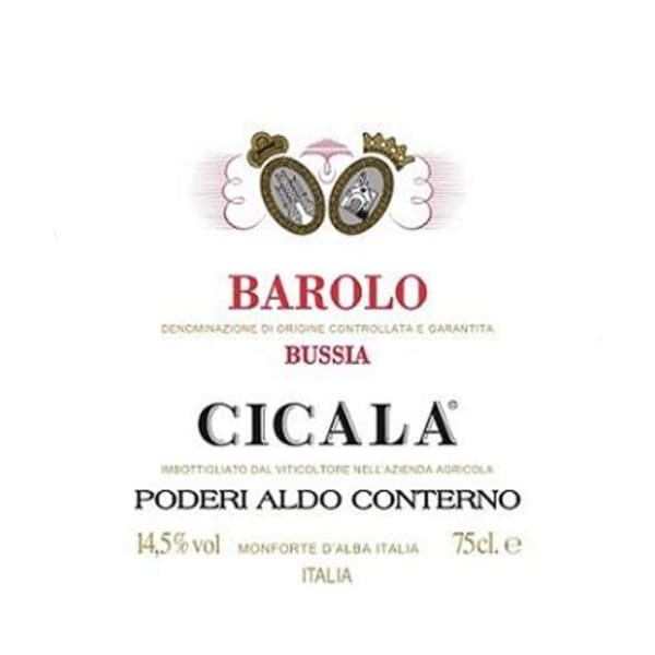 Rượu vang đỏ Aldo Conterno Cicala Barolo (chai Magnum 1,5 lít) 2010