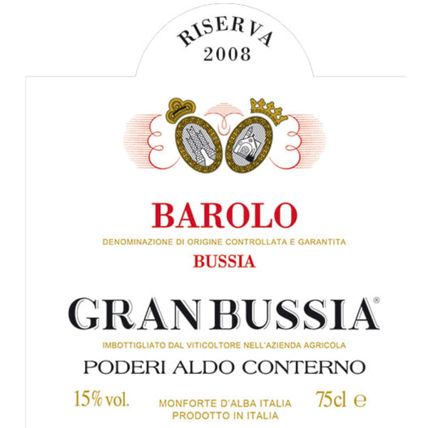 Rượu vang đỏ Aldo Conterno Granbussia Barolo Riserva 2008