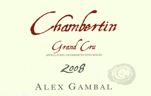 Rượu vang đỏ Alex Gambal Chambertin Grand Cru 2008