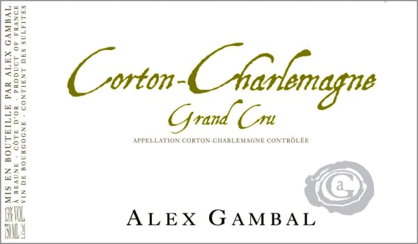 Rượu vang trằng Alex Gambal Corton-Charlemagne Grand Cru 2005