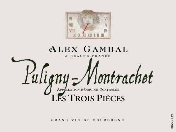 Rượu vang trằng Alex Gambal Puligny-Montrachet Les 3 Pieces 2020