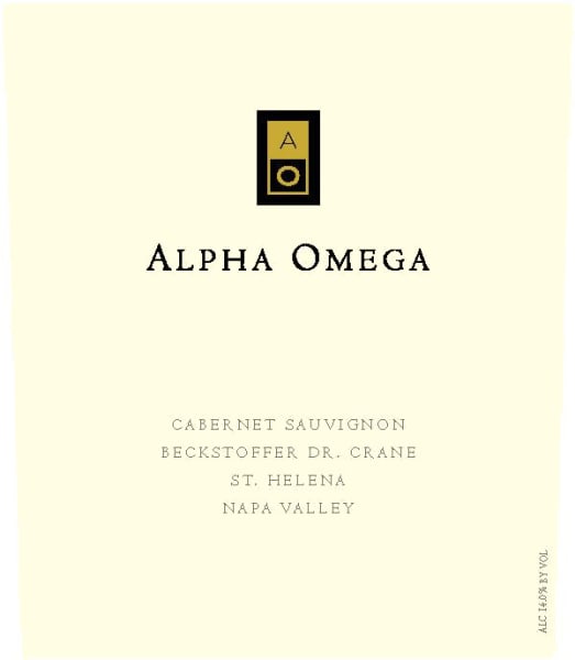Rượu vang đỏ Alpha Omega Beckstoffer Dr. Crane Vineyard Cabernet Sauvignon 2012
