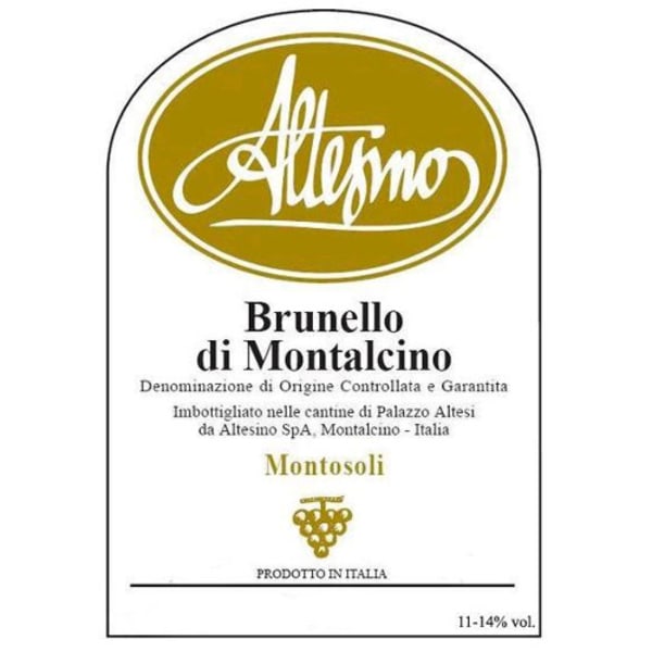 Rượu vang đỏ Altesino Montosoli Brunello di Montalcino (chai 3 lít) 2008
