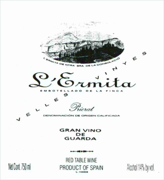 Rượu vang đỏ Alvaro Palacios L'Ermita 1995