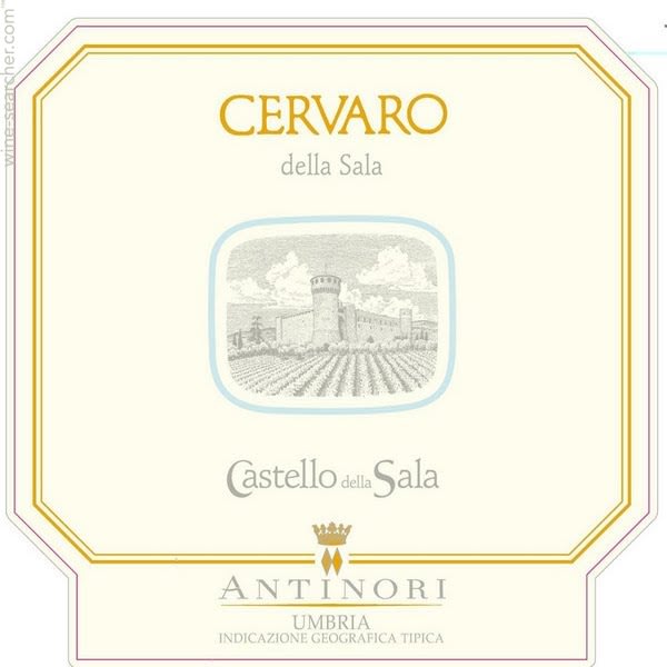 Rượu vang trằng Antinori Castello della Sala Cervaro (chai Magnum 1,5 lít) 2017