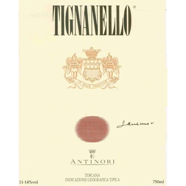 Rượu vang đỏ Antinori Tignanello (1.5 Liter Magnum - stained label) 1995