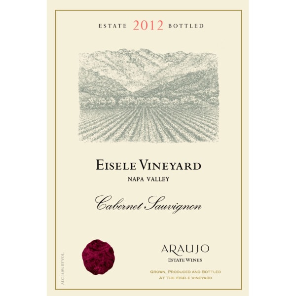 Rượu vang đỏ Araujo Eisele Vineyard Cabernet Sauvignon 2012