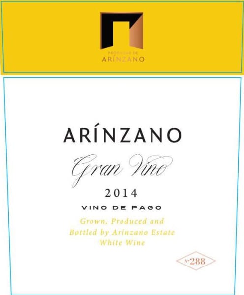 Rượu vang trằng Arinzano Gran Vino White 2014
