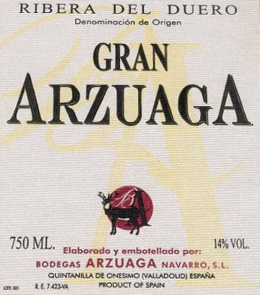 Rượu vang đỏ Arzuaga Gran Arzuaga 2010