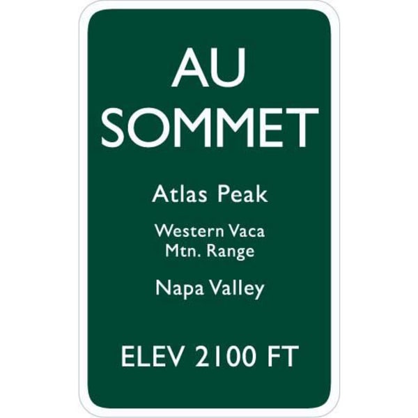 Rượu vang đỏ Au Sommet Winery Cabernet Sauvignon (1.5L Magnum - autographed) 2011