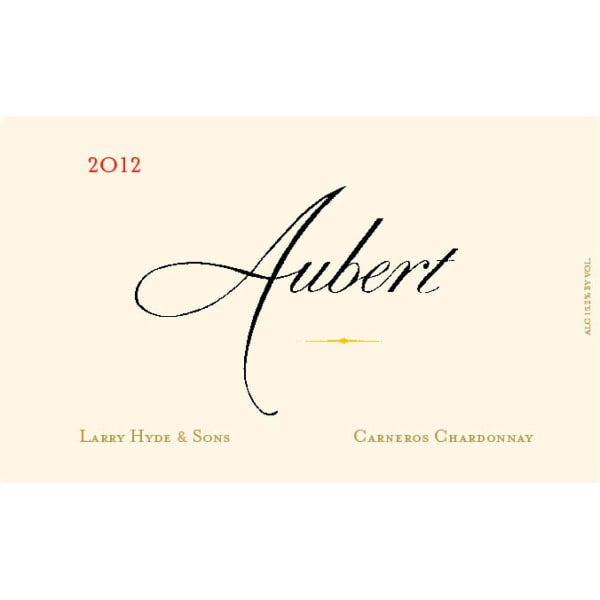 Rượu vang trằng Aubert Larry Hyde & Sons Vineyard Chardonnay (1.5 Liter) 2012