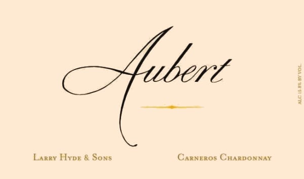 Rượu vang trằng Aubert Larry Hyde & Sons Vineyard Chardonnay (chai Magnum 1,5 lít) 2018