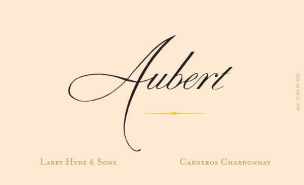 Rượu vang trằng Aubert Larry Hyde & Sons Vineyard Chardonnay 2010