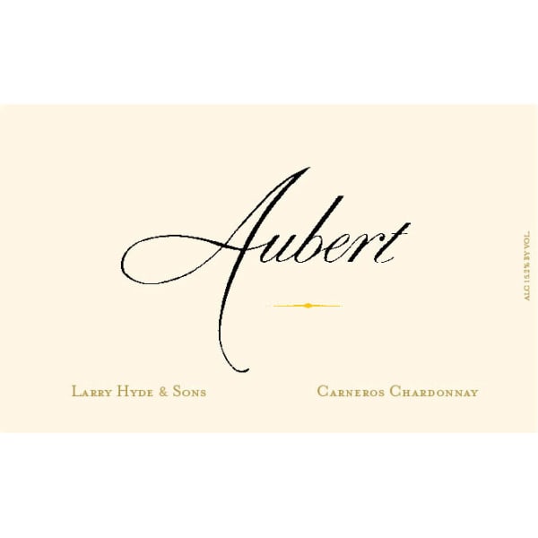Rượu vang trằng Aubert Larry Hyde & Sons Vineyard Chardonnay 2013