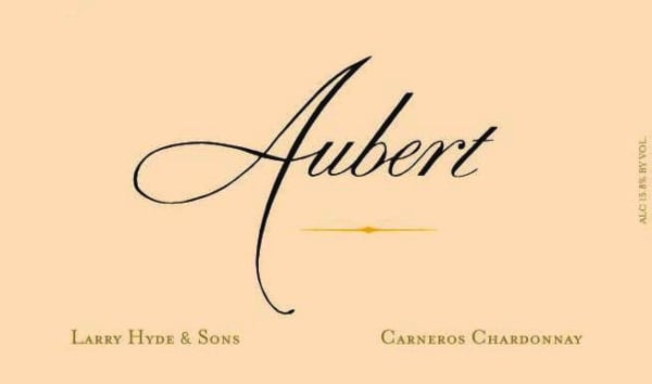 Rượu vang trằng Aubert Larry Hyde & Sons Vineyard Chardonnay 2019