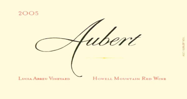 Rượu vang đỏ Aubert Lucia Abreu Vineyard Red (chai Magnum 1,5 lít) 2005