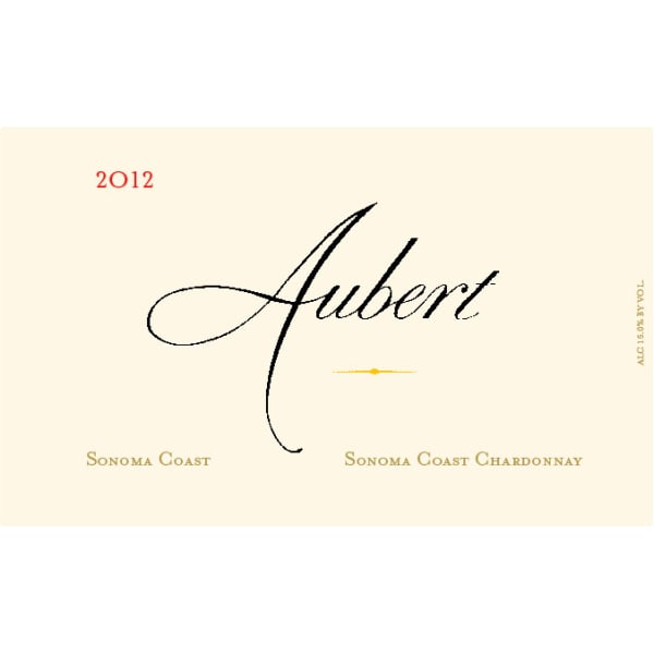 Rượu vang trằng Aubert Sonoma Coast Chardonnay 2012