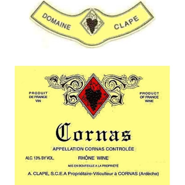 Rượu vang đỏ Auguste Clape Cornas (1.5 Liter Magnum - bin soiled label) 2000
