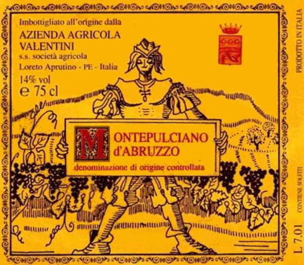 Rượu vang đỏ Azienda Agricola Valentini Abruzzo Montepulciano d'Abruzzo 2002