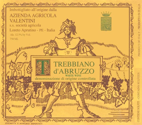 Rượu vang trằng Azienda Agricola Valentini Abruzzo Trebbiano d'Abruzzo 2012