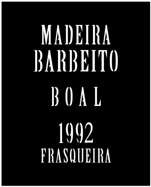 Rượu vang trằng Barbeito Boal Frasqueira 1992