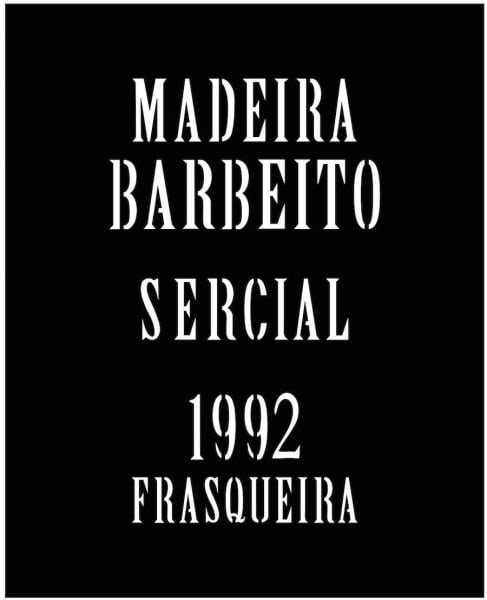 Rượu vang trằng Barbeito Frasqueira Sercial 1992
