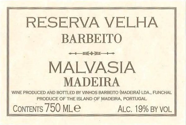 Rượu vang trằng Barbeito Madeira Reserva Malvasia 1948