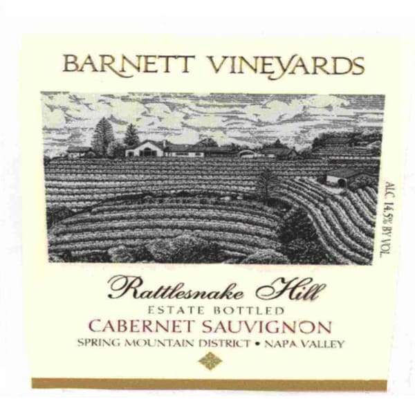 Rượu vang đỏ Barnett Vineyards Rattlesnake Cabernet Sauvignon(chai Magnum 1,5 lít) 2006
