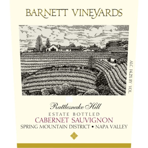 Rượu vang đỏ Barnett Vineyards Rattlesnake Cabernet Sauvignon 2019