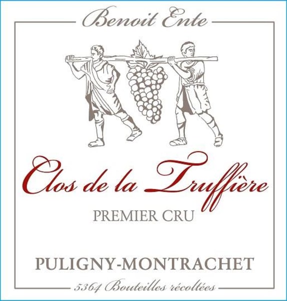 Rượu vang trằng Benoit Ente Puligny-Montrachet Clos de la Truffiere Premier Cru 2018