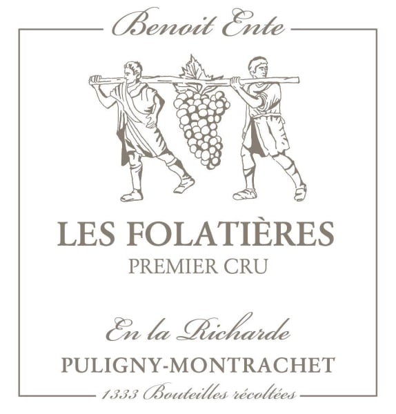 Rượu vang trằng Benoit Ente Puligny-Montrachet Les Folatieres En La Richar Premier Cru 2011