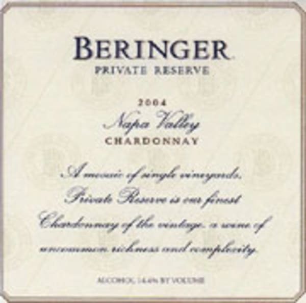Rượu vang trằng Beringer Private Reserve Chardonnay 2004