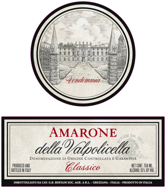 Rượu vang đỏ Bertani Amarone Classico 1990