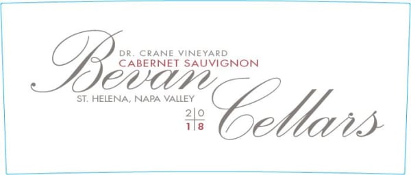 Rượu vang đỏ Bevan Cellars Beckstoffer Dr. Crane Vineyard Cabernet Sauvignon 2018
