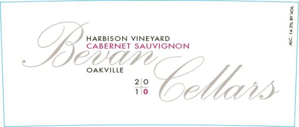 Rượu vang đỏ Bevan Cellars Harbison Vineyard Cabernet Sauvignon 2010