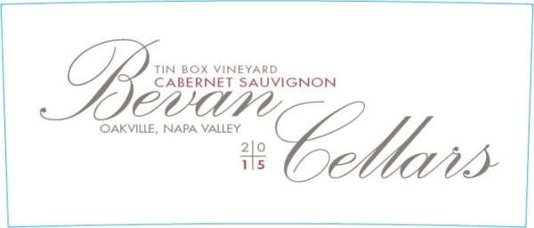 Rượu vang đỏ Bevan Cellars Tin Box Vineyard 2015