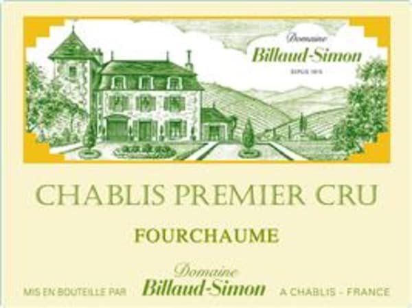 Rượu vang trằng Billaud-Simon Chablis Fourchaume Premier Cru 2020