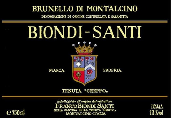 Rượu vang đỏ Biondi-Santi Tenuta Greppo Brunello di Montalcino 2017