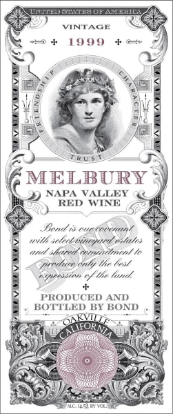 Rượu vang đỏ Bond Melbury 1999