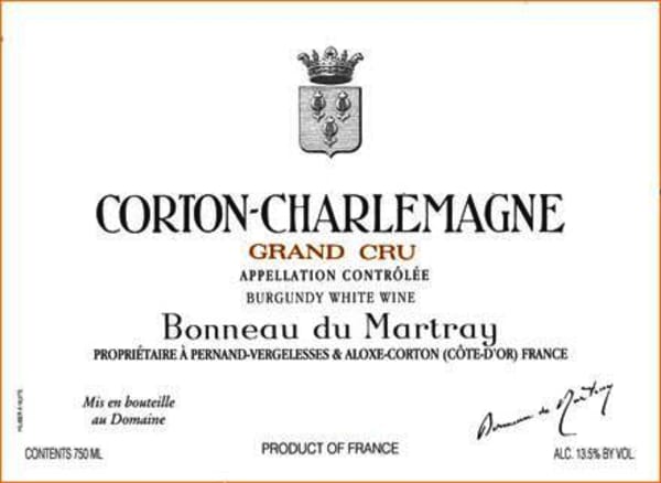 Rượu vang trằng Bonneau du Martray Corton Charlemagne Grand Cru 2000