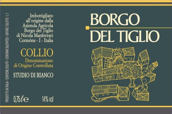 Rượu vang trằng Borgo del Tiglio Collio Studio di Bianco 2016