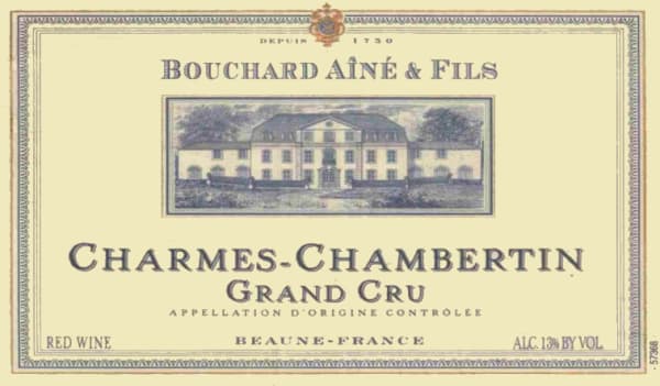 Rượu vang đỏ Bouchard Aine & Fils Charmes-Chambertin Grand Cru 2004